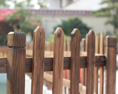 碳化木防腐木圍欄