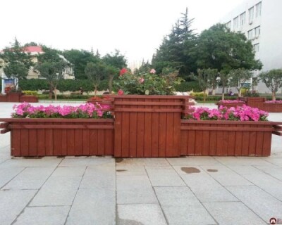 防腐木組合花箱
